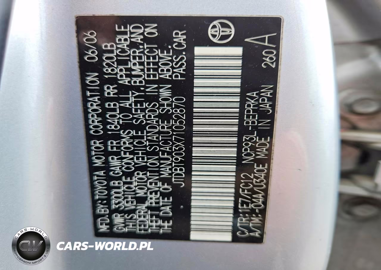 2007 Toyota Yaris S VIN:JTDBT903X71052870 - 12