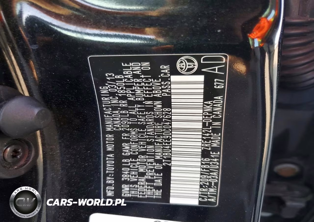 2013 Toyota Corolla Le VIN:2T1BU4EE9DC047628 - 12