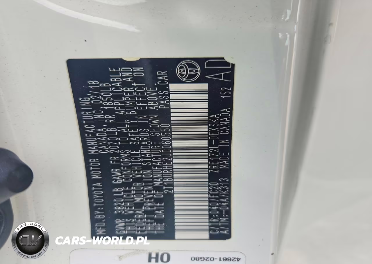 2018 Toyota Corolla Se VIN:2T1BURHE2JC060550 - 12