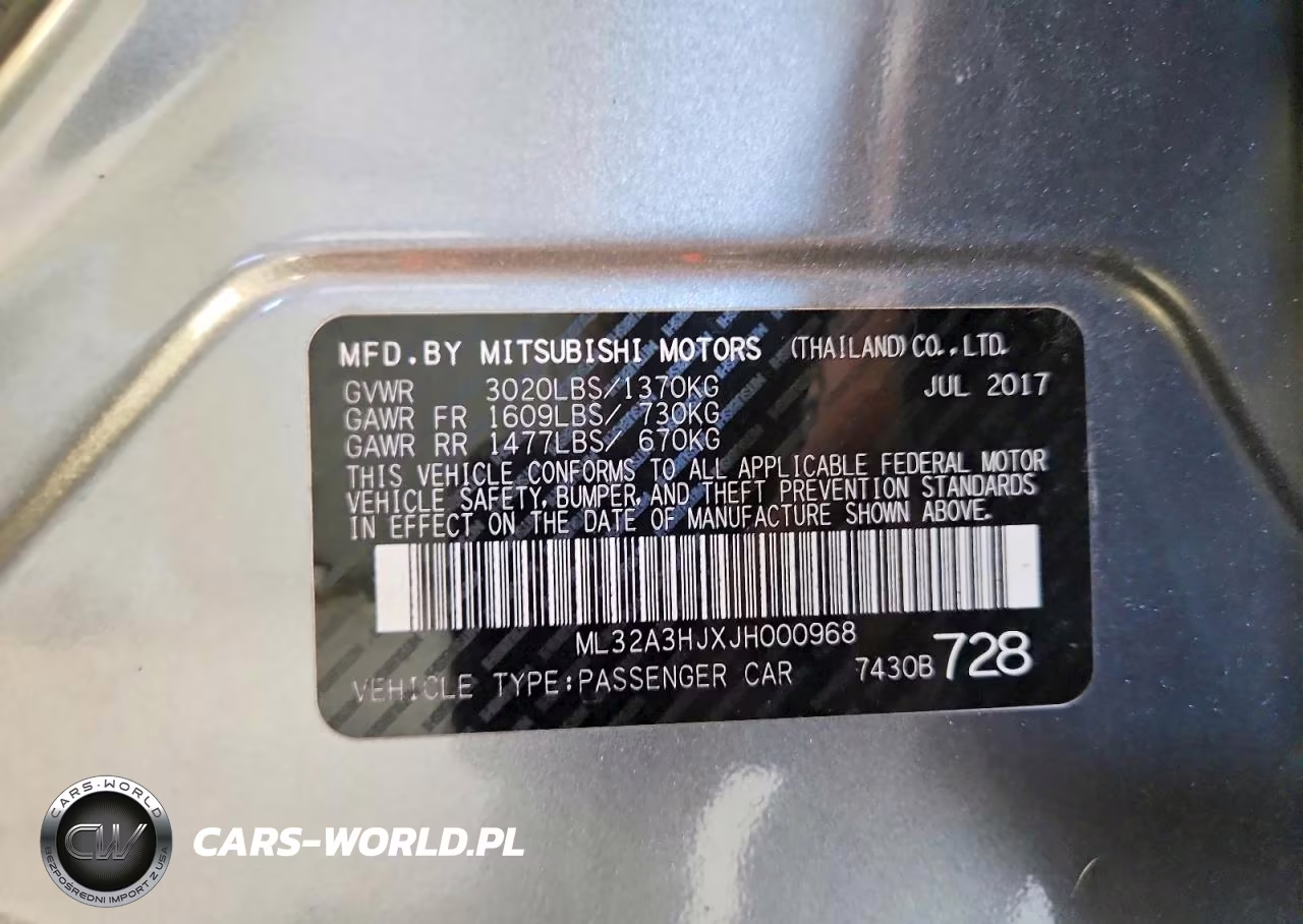 2018 Mitsubishi Mirage Es VIN:ML32A3HJXJH000968 - 12