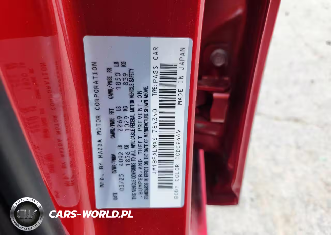 2025 Mazda 3 Preferred VIN:JM1BPALMXS1784340 - 12