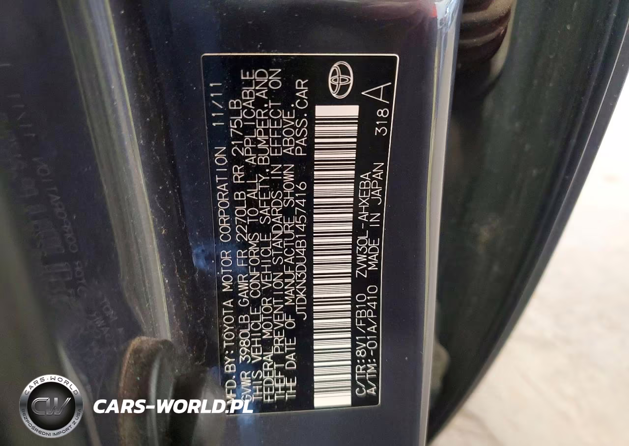 2011 Toyota Prius Three VIN:JTDKN3DU4B1457416 - 13