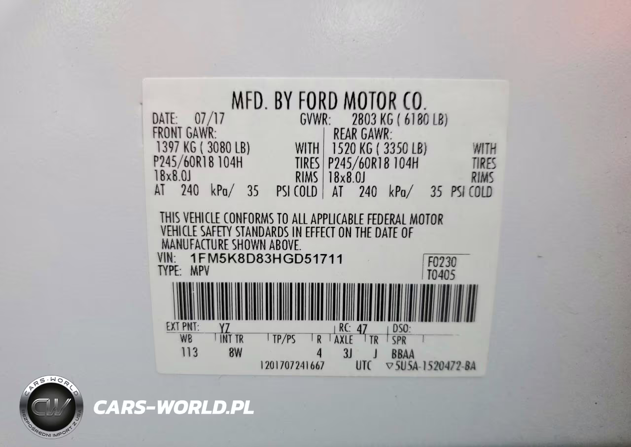 2017 Ford Explorer Xlt VIN:1FM5K8D83HGD51711 - 14