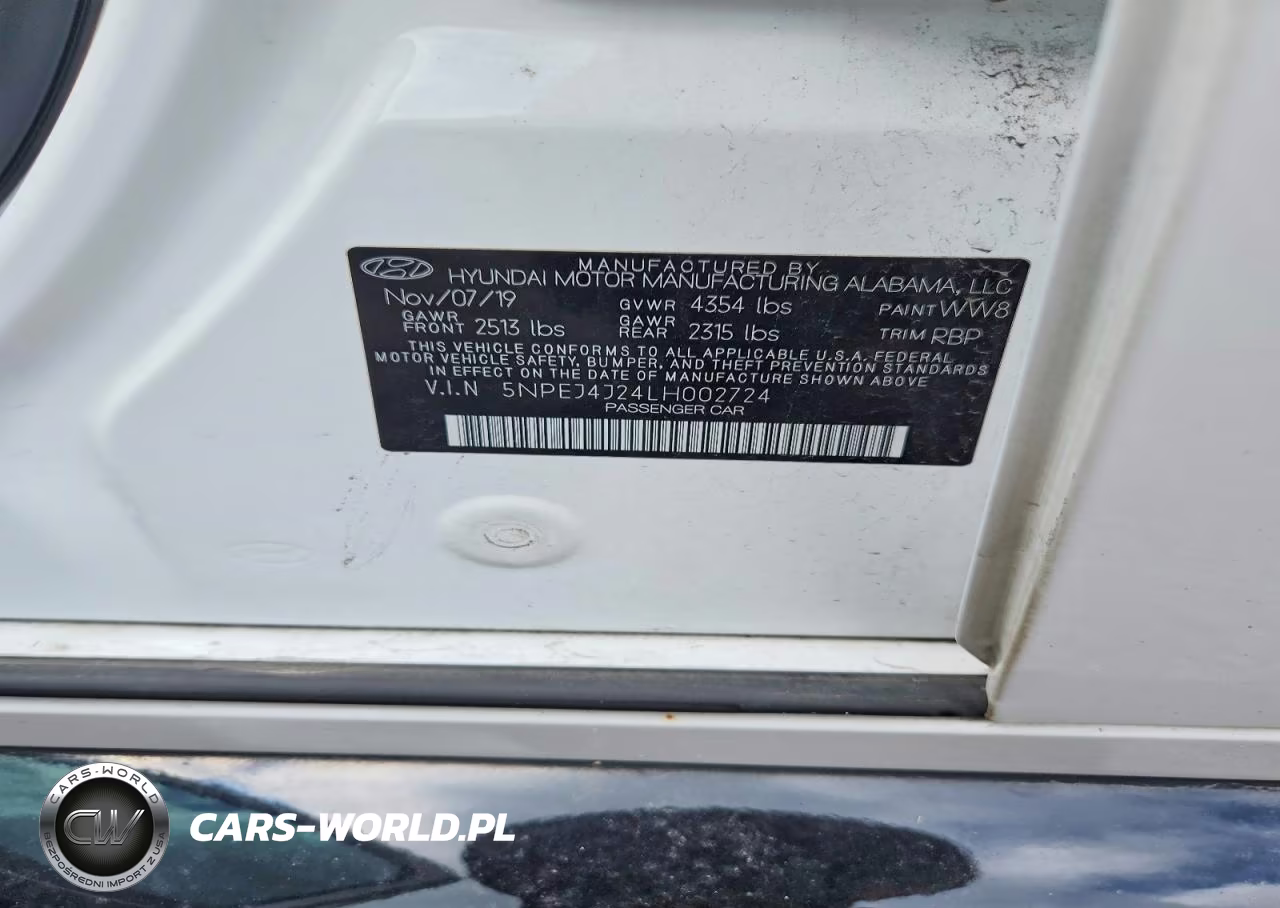 2020 Hyundai Sonata Sel Plus VIN:5NPEJ4J24LH002724 - 12