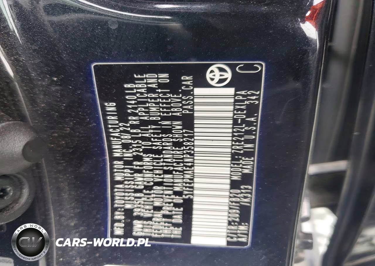2022 Toyota Corolla Le VIN:5YFEPMAE4NP358217 - 12