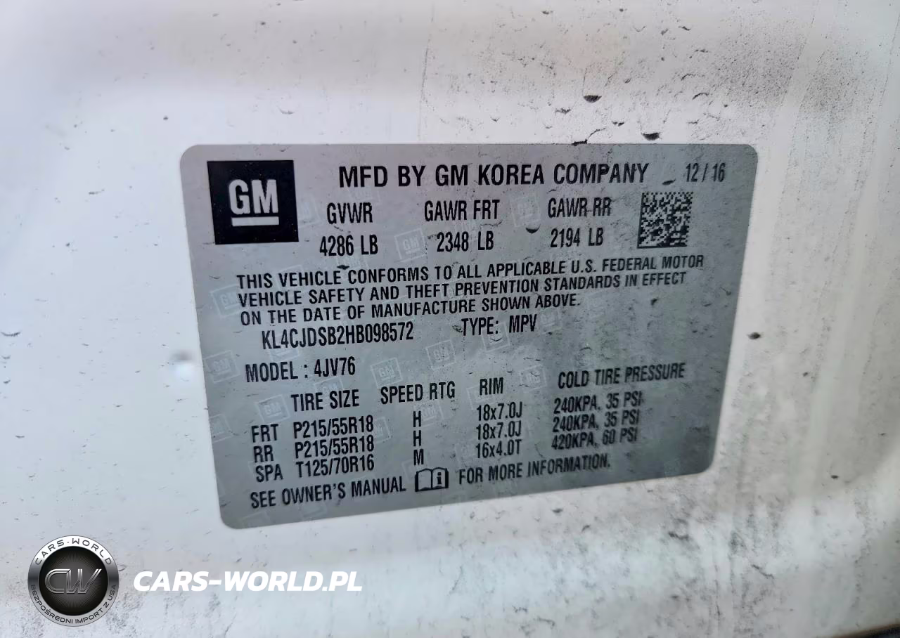 2017 Buick Encore Premium VIN:KL4CJDSB2HB098572 - 13