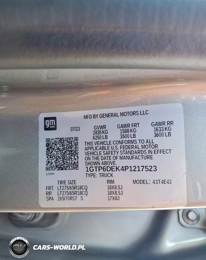 2023 GMC Canyon At4 VIN:1GTP6DEK4P1217523 - 12