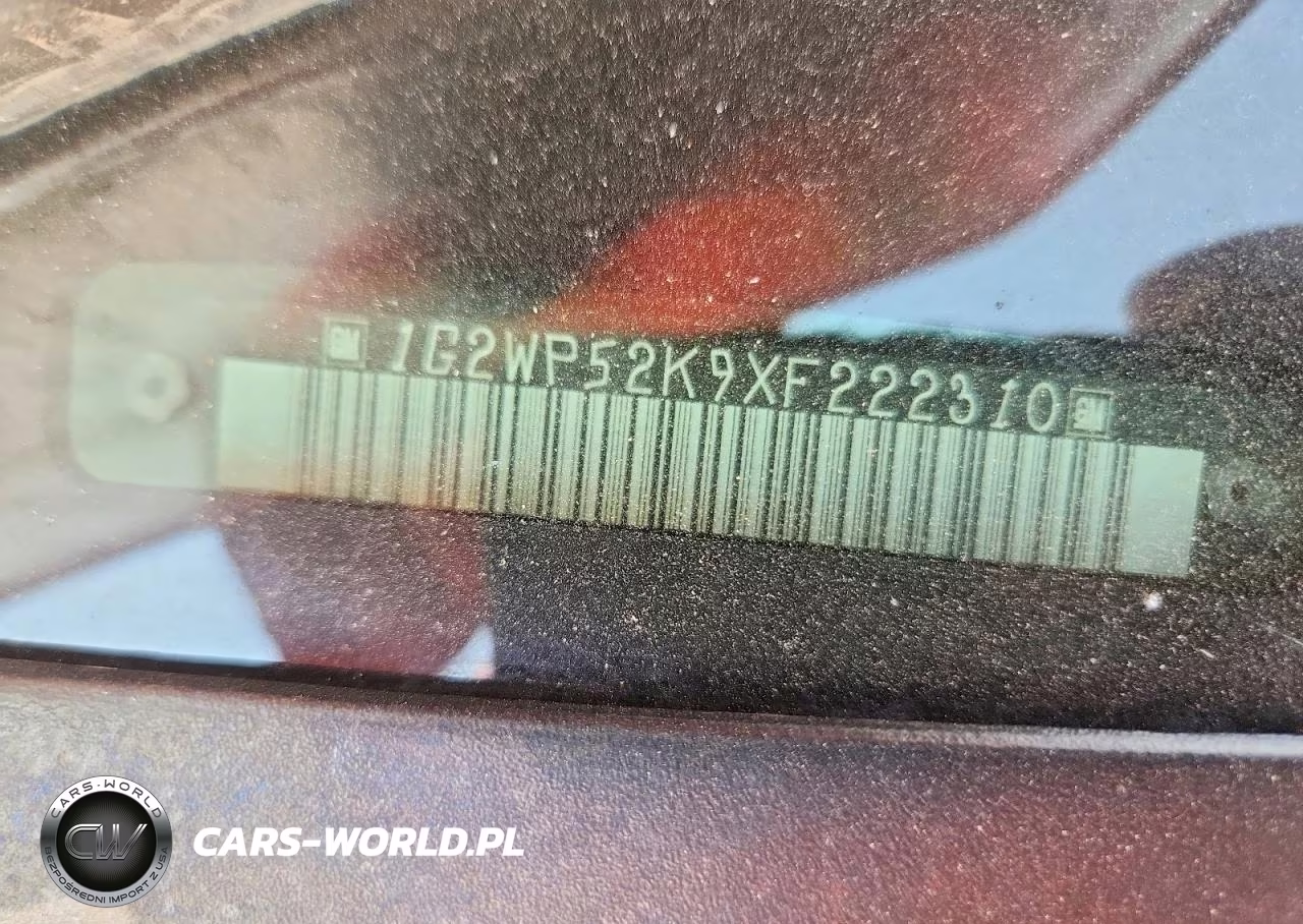 1999 Pontiac Grand Prix Gt VIN:1G2WP52K9XF222310 - 12