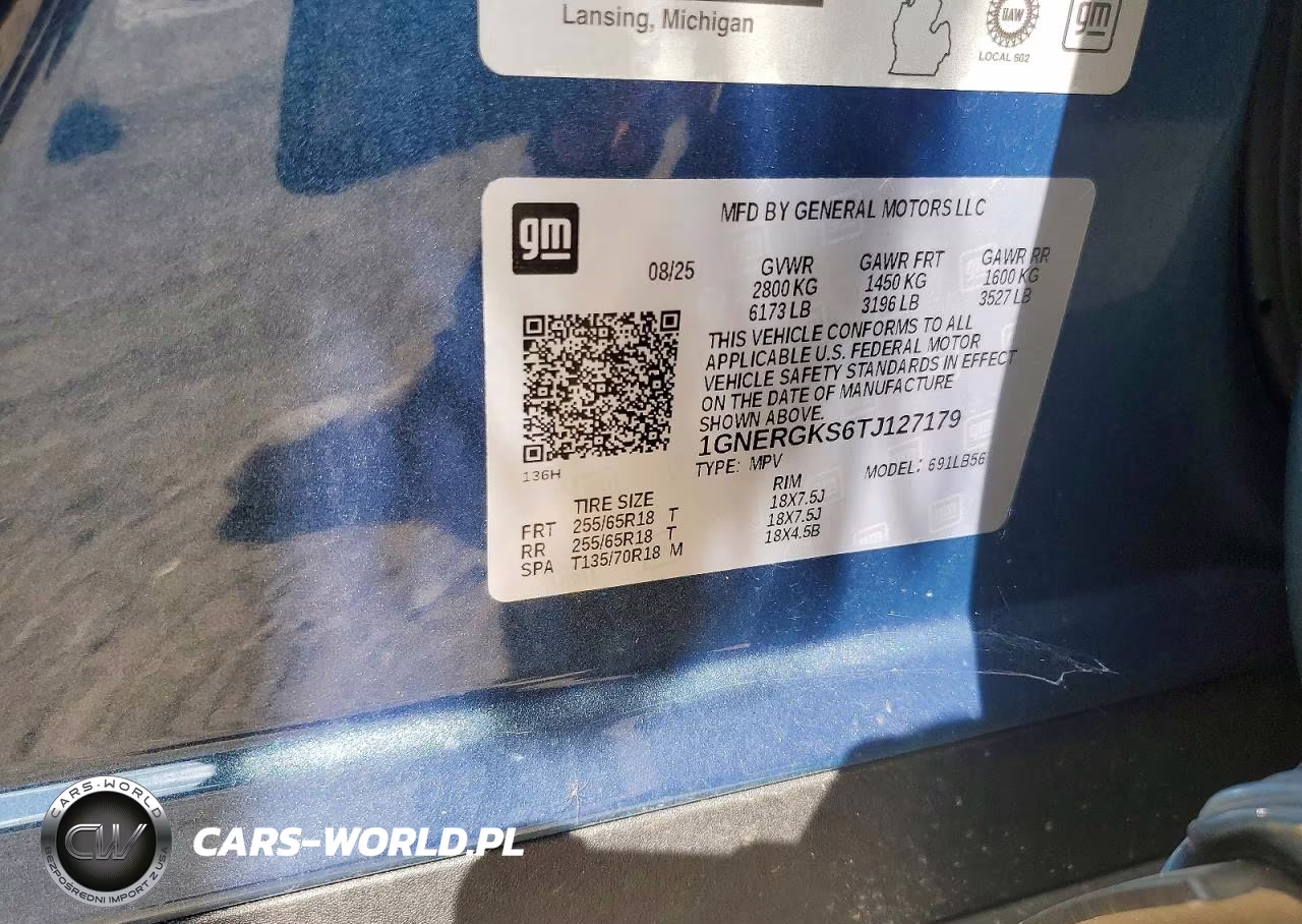2026 Chevrolet Traverse Lt VIN:1GNERGKS6TJ127179 - 13