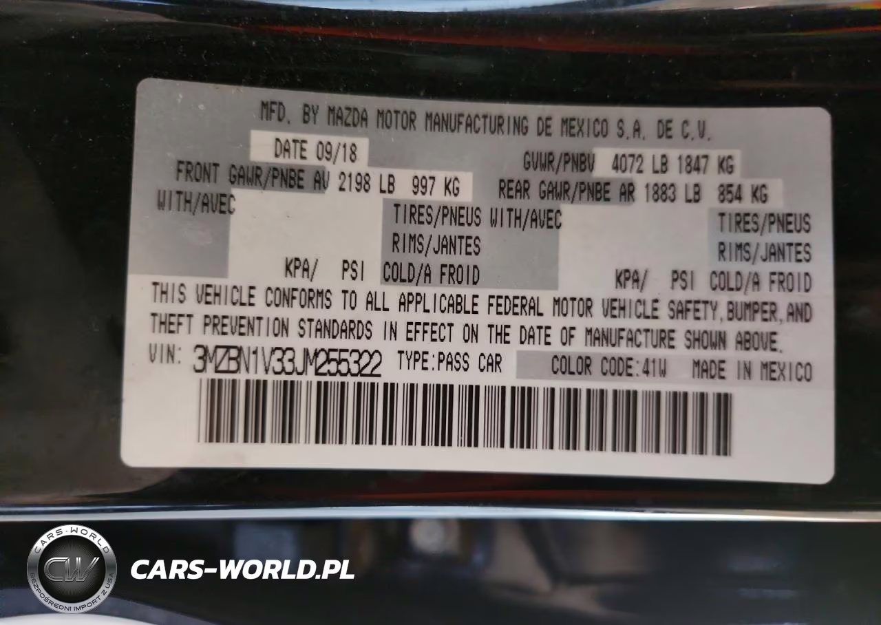 2018 Mazda 3 Touring VIN:3MZBN1V33JM255322 - 12