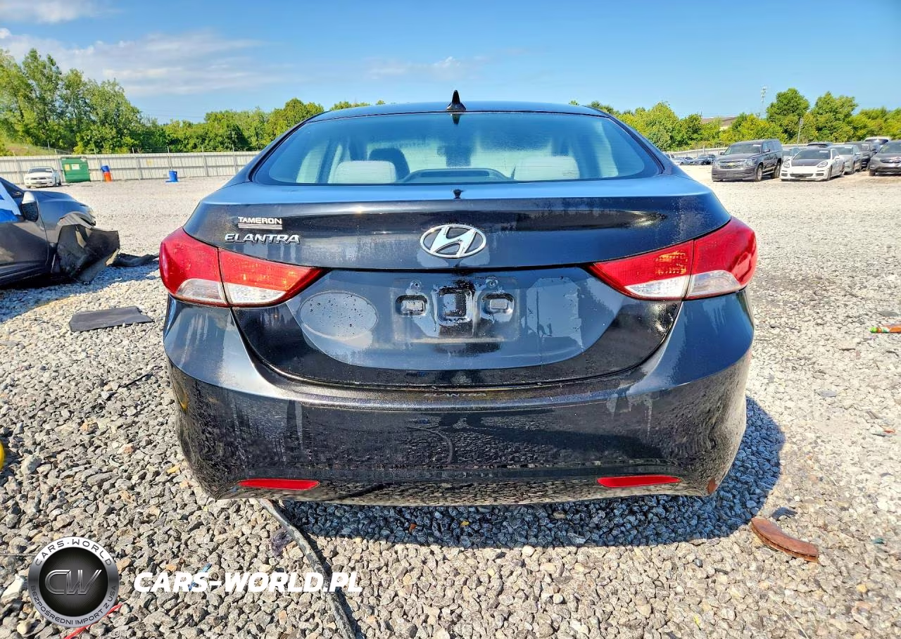 2013 Hyundai Elantra Gls VIN:KMHDH4AE7DU664186 - 6