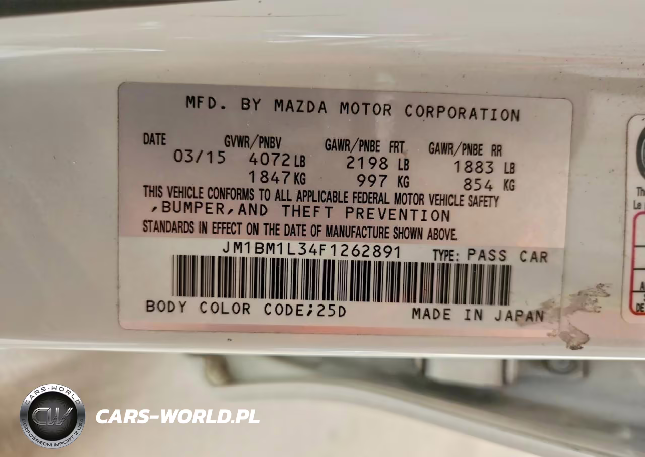 2015 Mazda 3 Touring VIN:JM1BM1L34F1262891 - 12