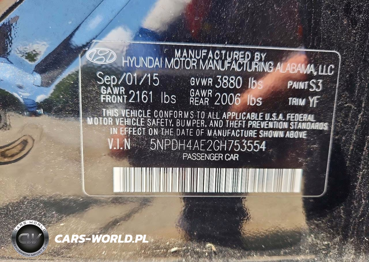 2016 Hyundai Elantra Se VIN:5NPDH4AE2GH753554 - 13