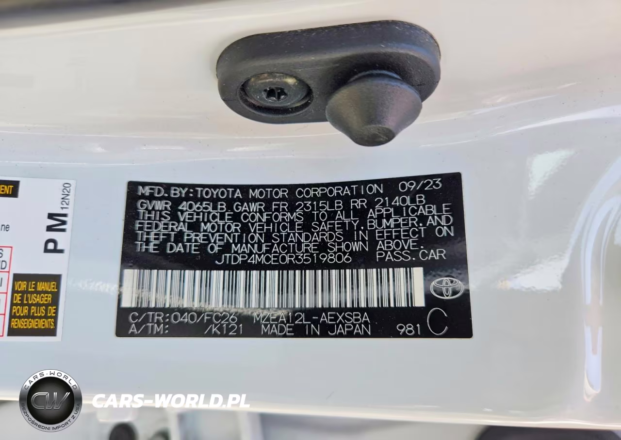 2024 Toyota Corolla Se VIN:JTDP4MCE0R3519806 - 12