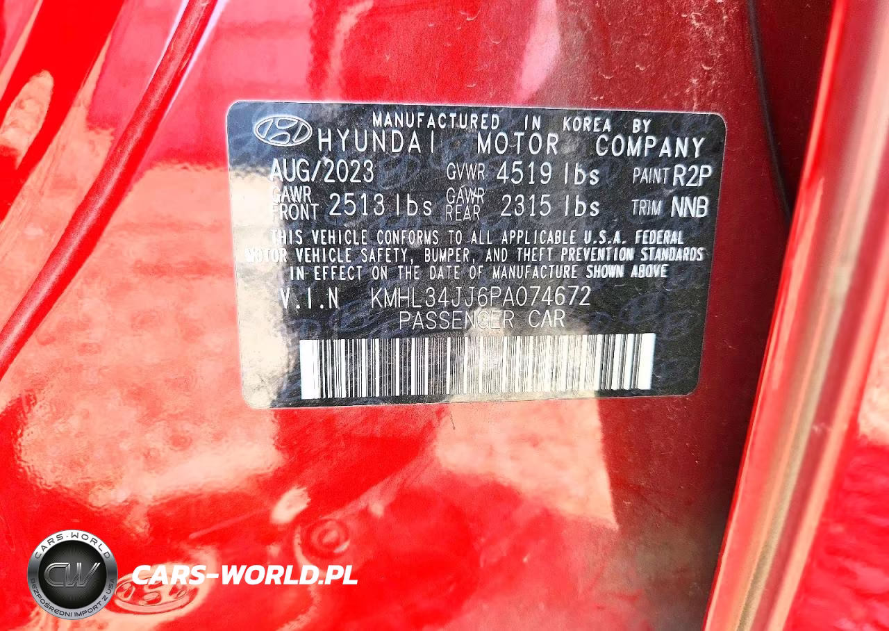2023 Hyundai Sonata Hybrid Sel VIN:KMHL34JJ6PA074672 - 13