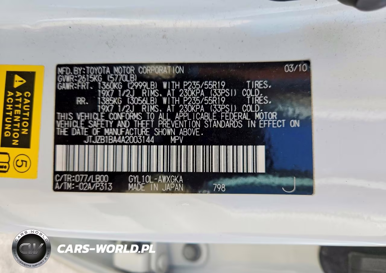 2010 Lexus Rx 450H VIN:JTJZB1BA4A2003144 - 13