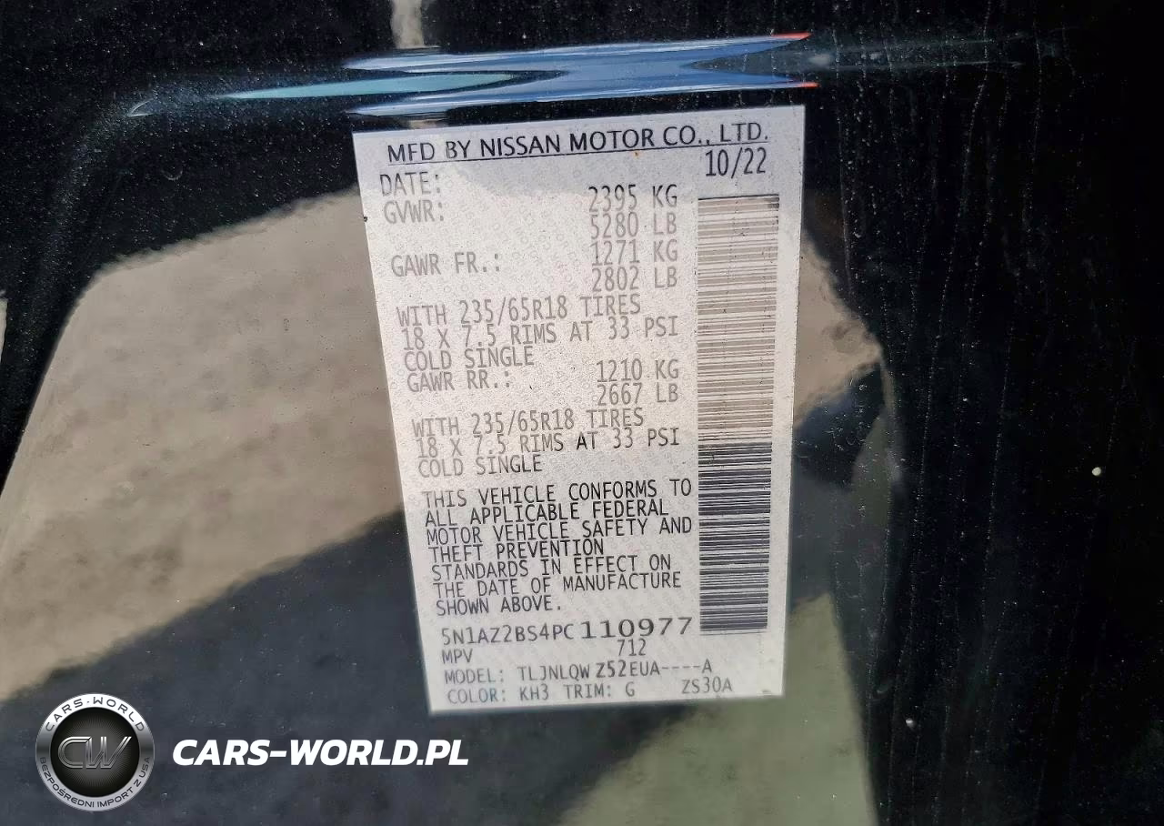2023 Nissan Murano Sv VIN:5N1AZ2BS4PC110977 - 14