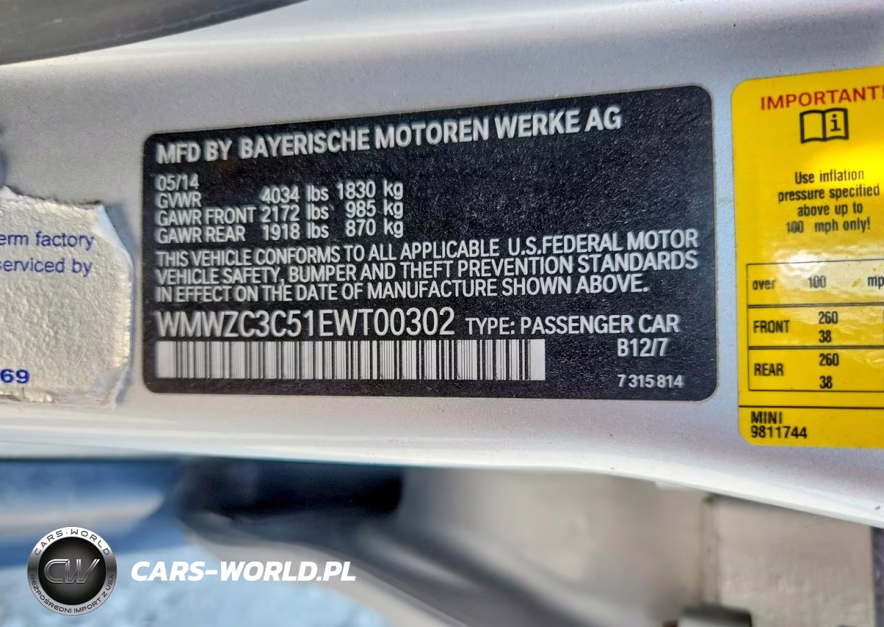 2014 Mini Cooper S Countryman VIN:WMWZC3C51EWT00302 - 12