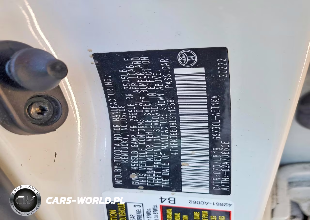2008 Toyota Avalon Touring VIN:4T1BK36B08U311358 - 13