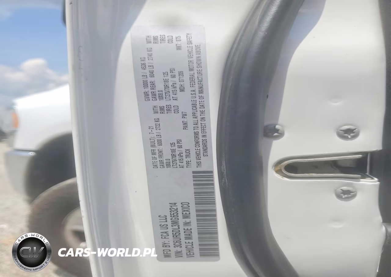 2021 Ram 2500 Big Horn VIN:3C6UR5DL3MG653214 - 12