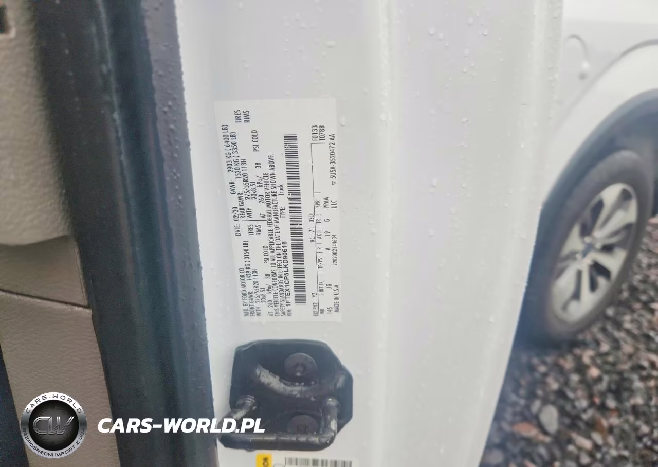 2020 Ford F150 Super Cab VIN:1FTEX1CP5LKD90618 - 12