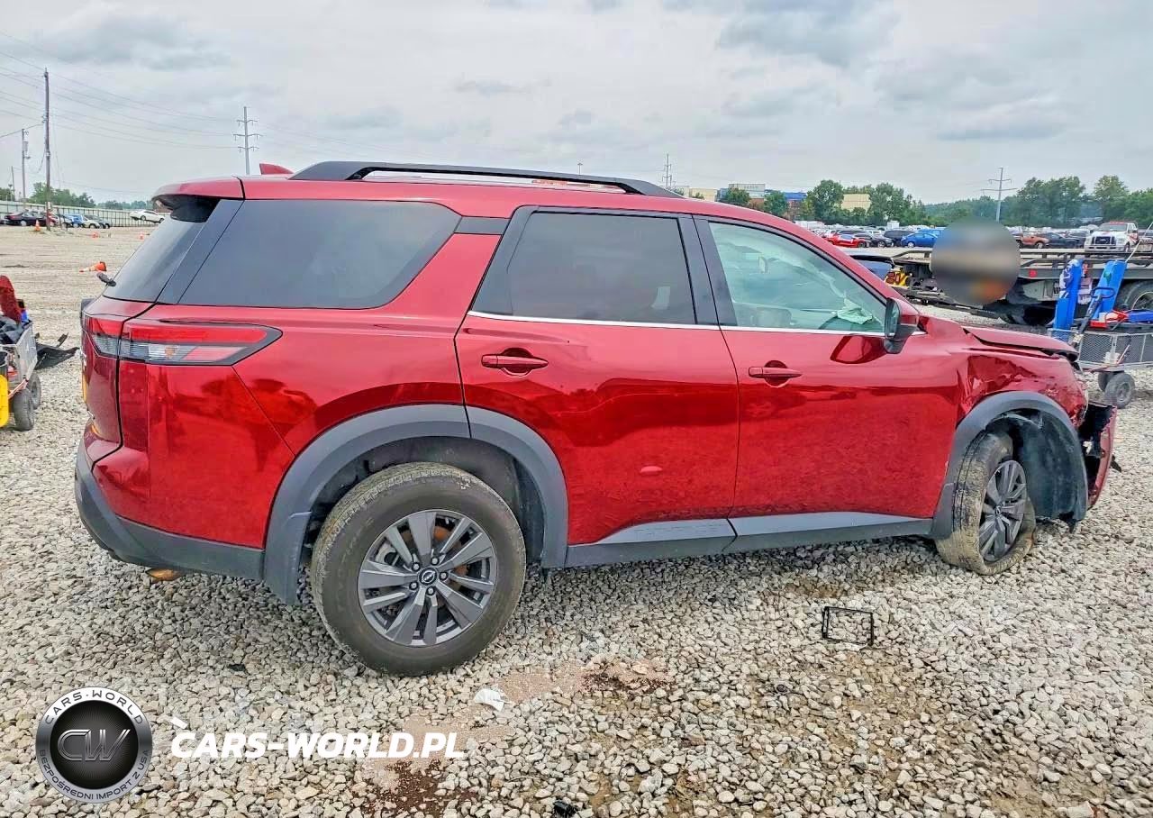 2022 Nissan Pathfinder Sv VIN:5N1DR3BC9NC222120 - 3