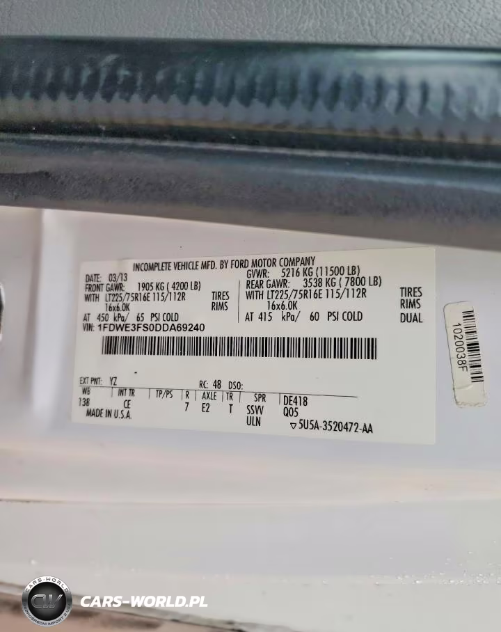 2013 Ford E350 Box Truck VIN:1FDWE3FS0DDA69240 - 13