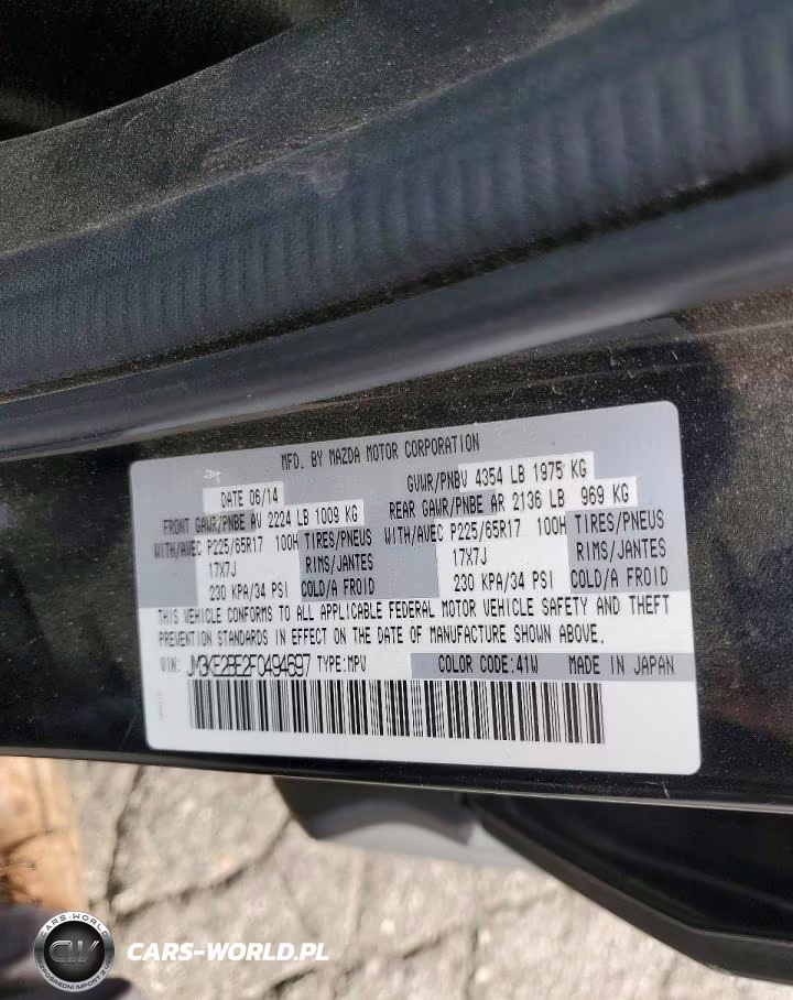 2015 Mazda Cx-5 Sport VIN:JM3KE2BE2F0494697 - 13