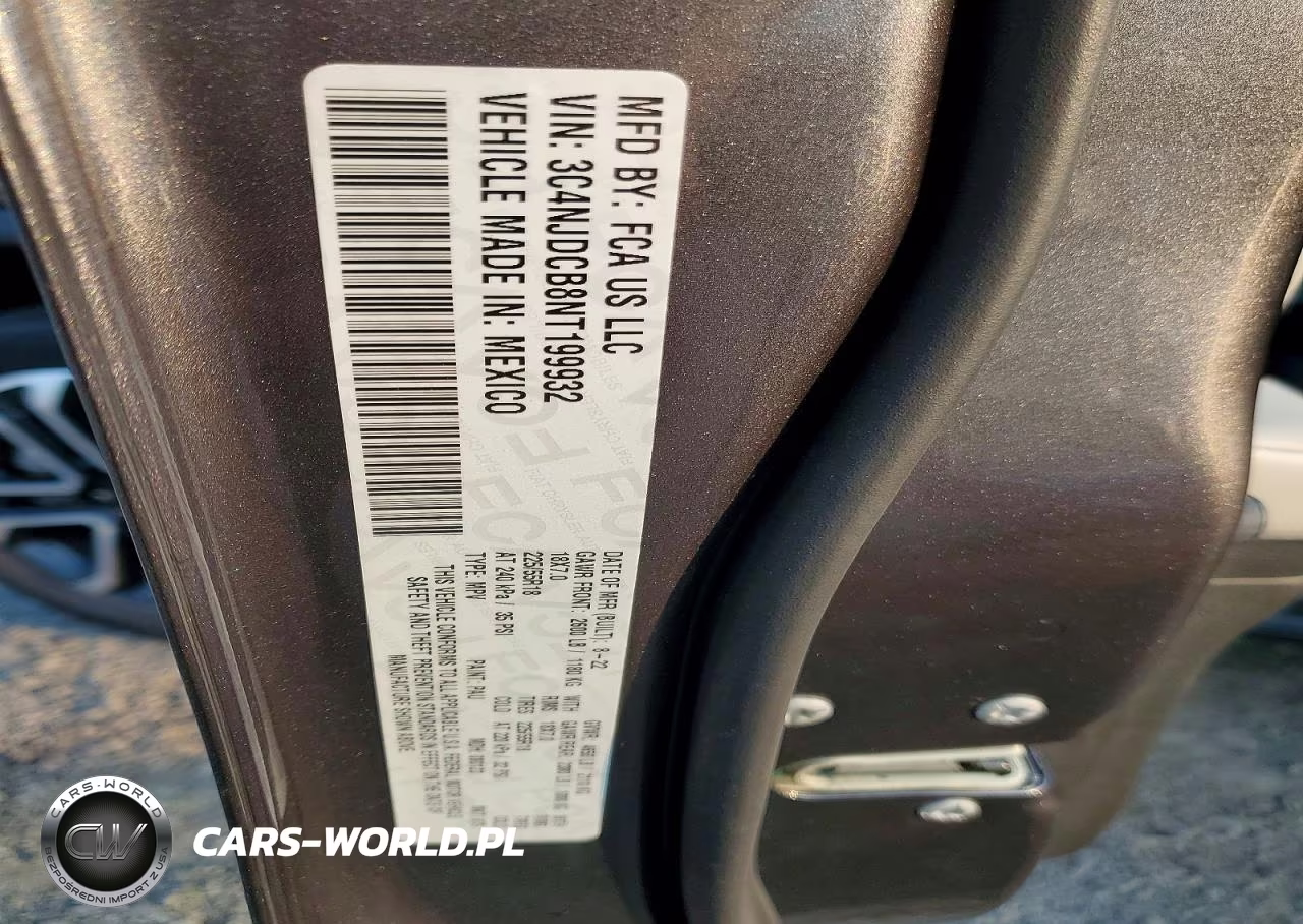 2022 Jeep Compass Limited VIN:3C4NJDCB8NT199932 - 13