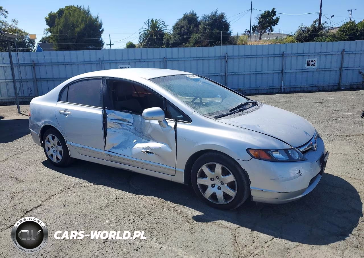 2008 Honda Civic Lx VIN:2HGFA16568H525699 - 4
