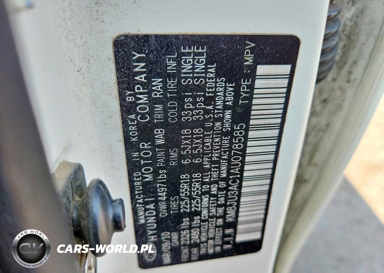 2010 Hyundai Tucson Limited VIN:KM8JU3AC1AU078585 - 13