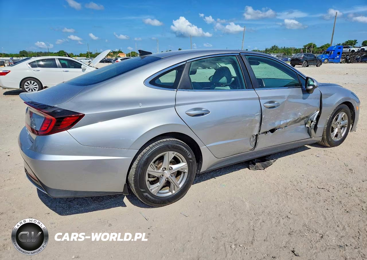 2022 Hyundai Sonata Se VIN:5NPEG4JA6NH145683 - 3