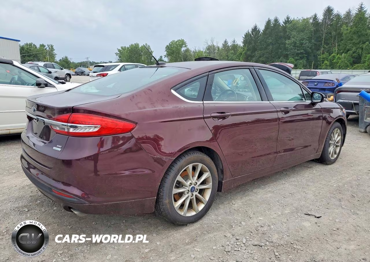 2017 Ford Fusion Se VIN:3FA6P0HD5HR128832 - 3
