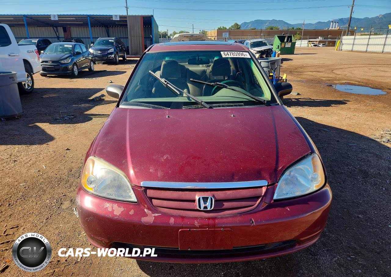 2002 Honda Civic Ex VIN:1HGES26892L001661 - 5