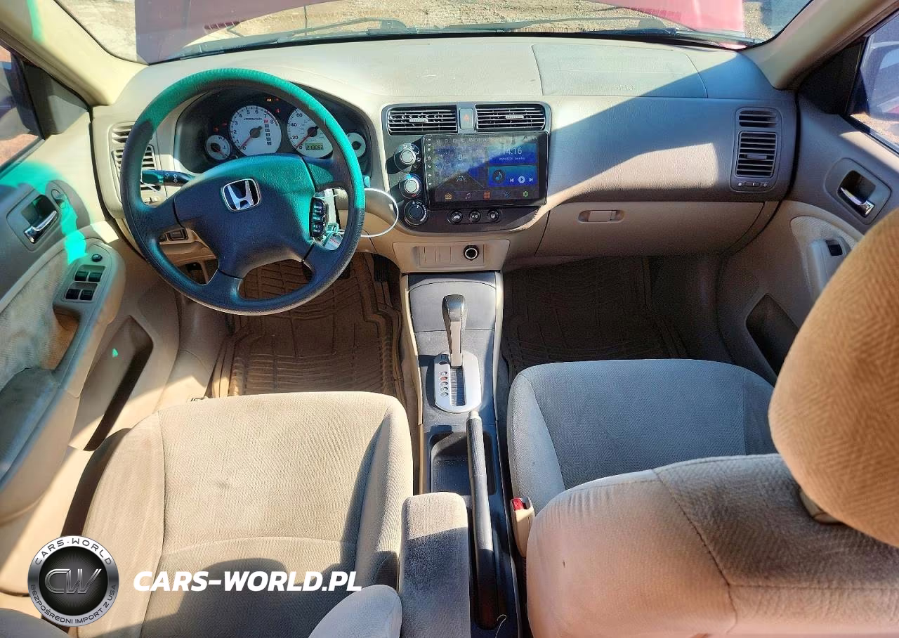 2002 Honda Civic Ex VIN:1HGES26892L001661 - 8