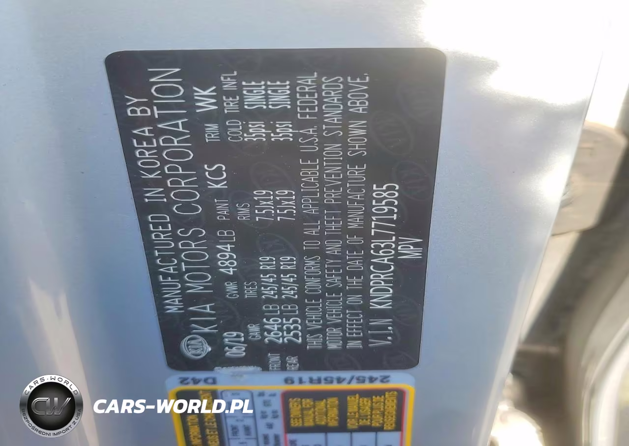 2020 Kia Sportage Sx VIN:KNDPRCA63L7719585 - 12
