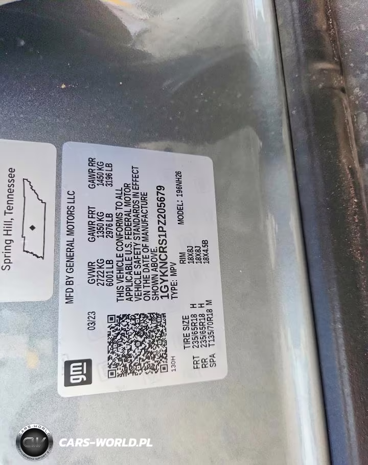 2023 Cadillac Xt5 Premium Luxury VIN:1GYKNCRS1PZ205679 - 13