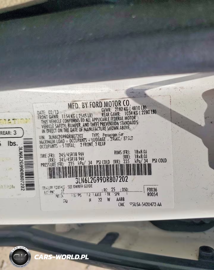 2013 Lincoln Mkz VIN:3LN6L2G99DR807202 - 12
