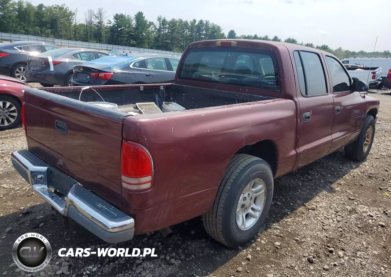 2001 Dodge Dakota Quad VIN:1B7GL2AN61S107071 - 3