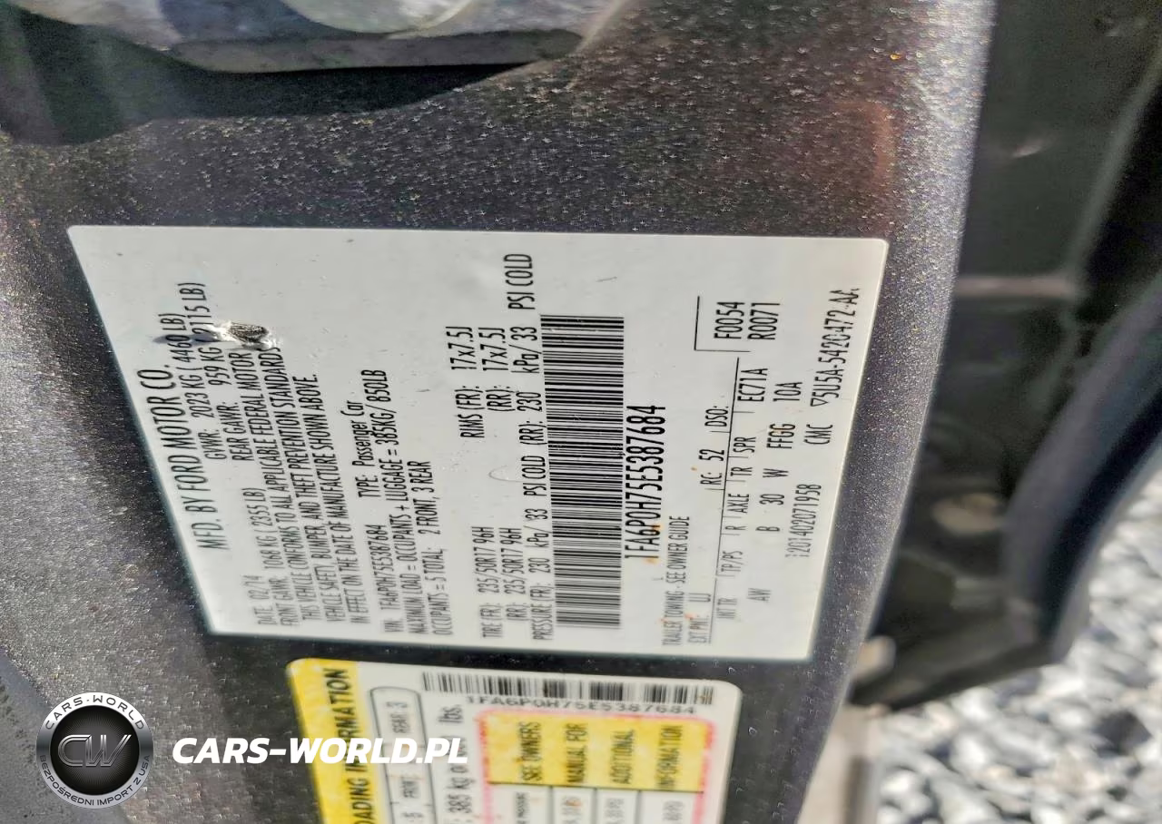 2014 Ford Fusion Se VIN:1FA6P0H75E5387684 - 12