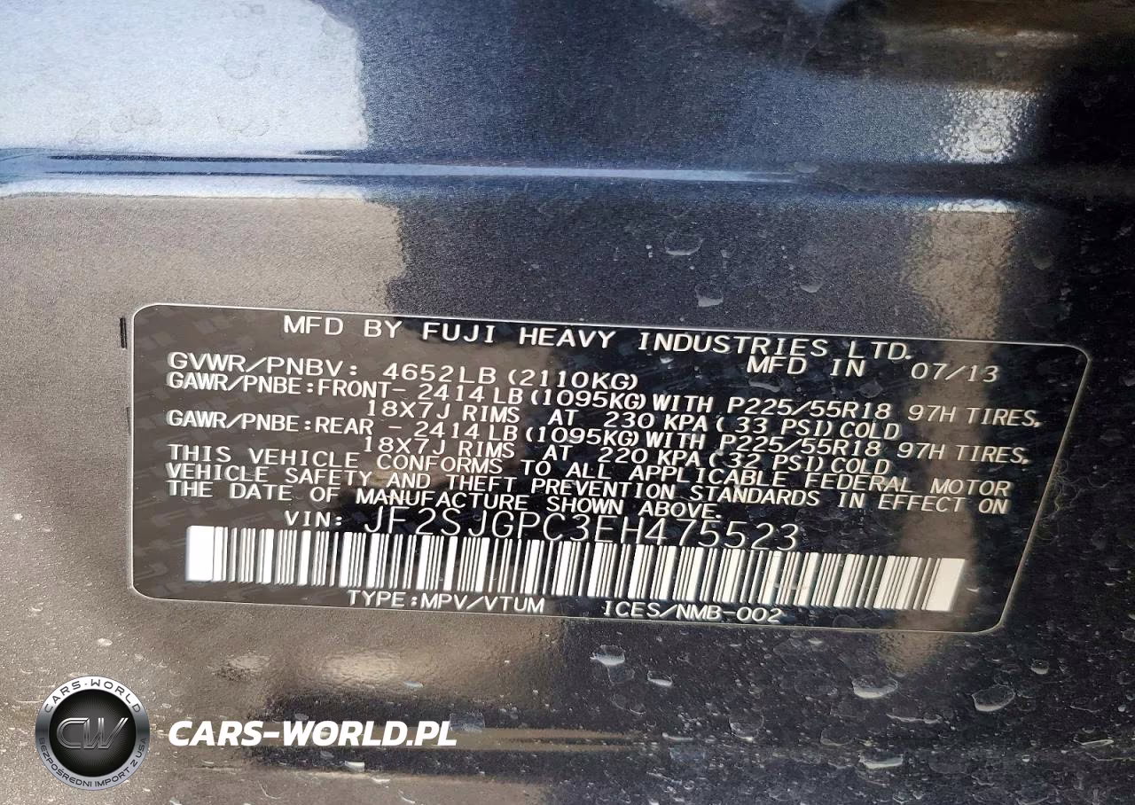 2014 Subaru Forester 2.0Xt Touring VIN:JF2SJGPC3EH475523 - 12