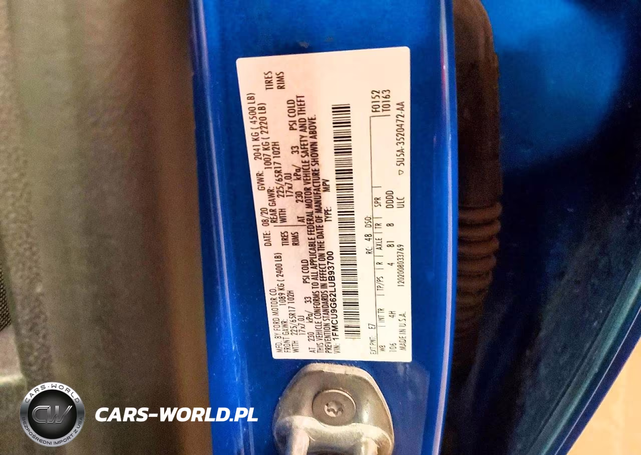 2020 Ford Escape Se VIN:1FMCU9G62LUB93700 - 13