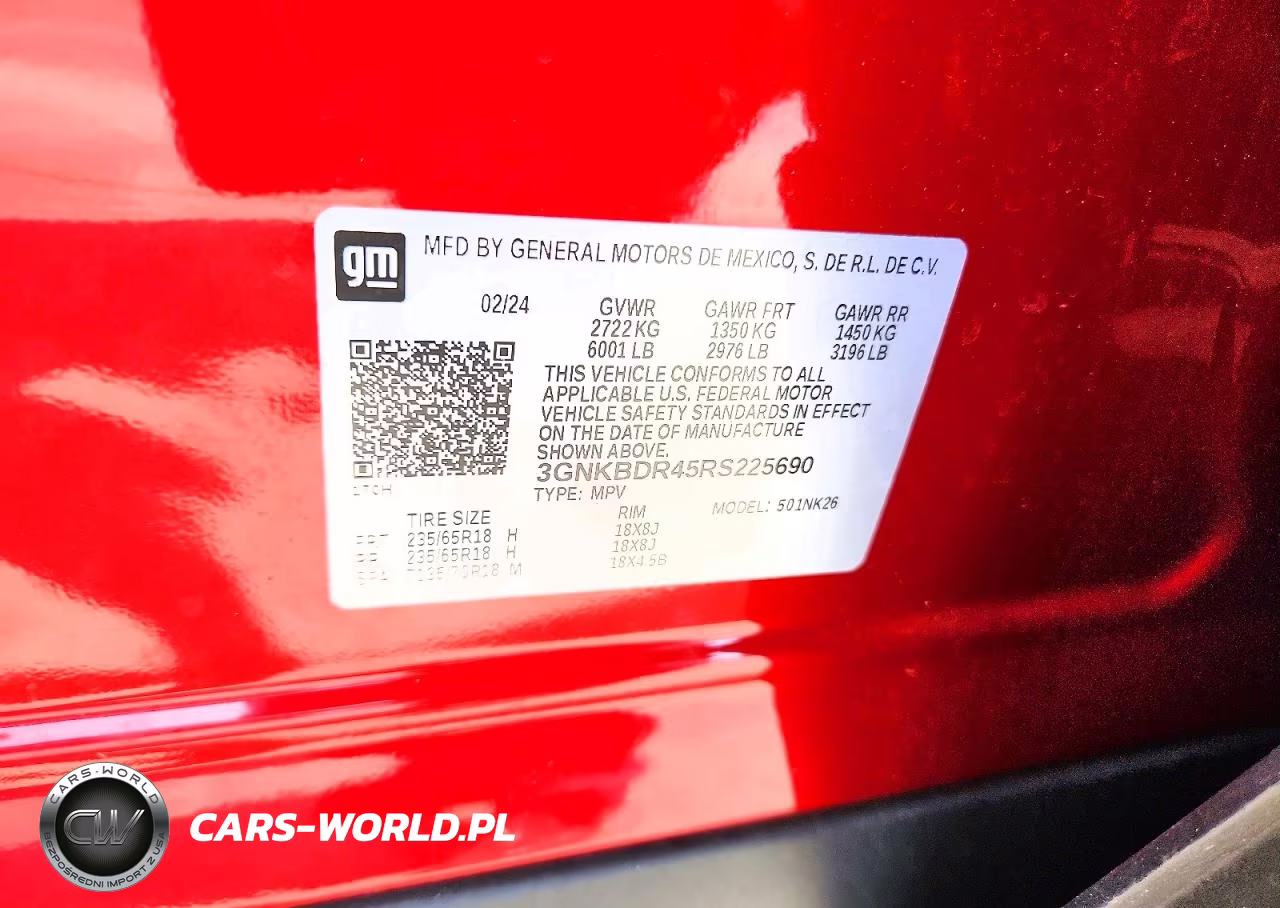 2024 Chevrolet Blazer Fwd 3Lt VIN:3GNKBDR45RS225690 - 12