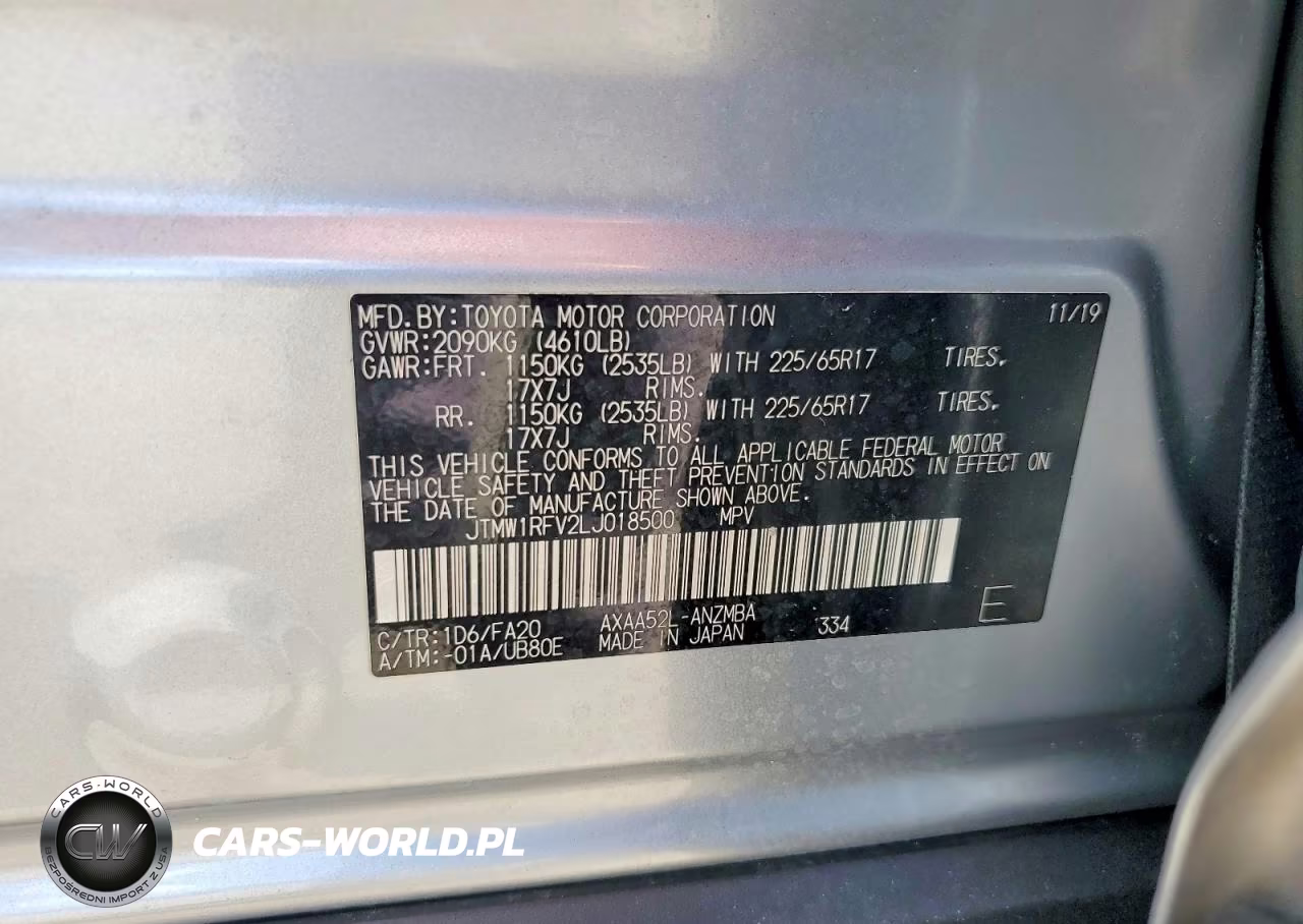 2020 Toyota Rav4 Xle VIN:JTMW1RFV2LJ018500 - 12