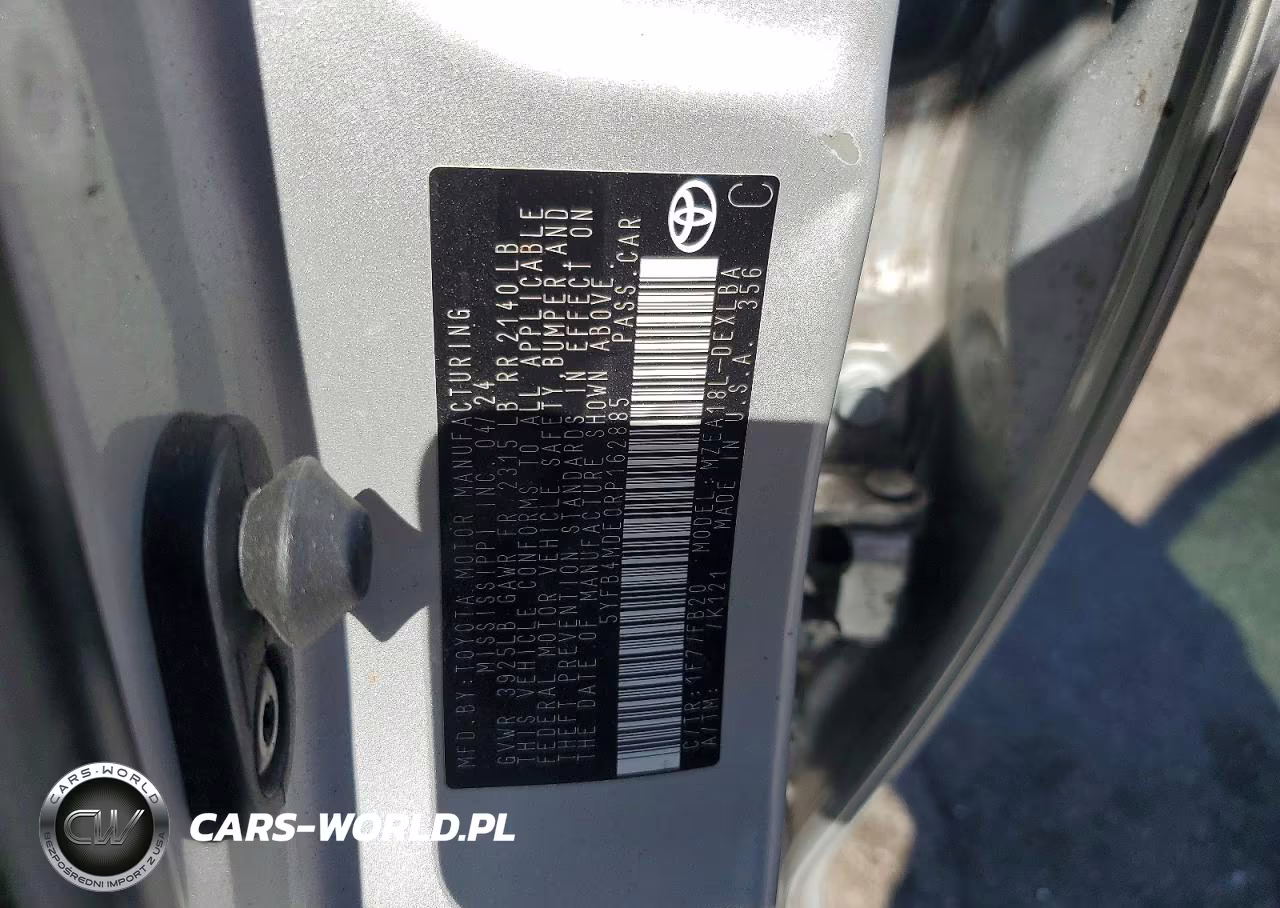 2024 Toyota Corolla Le VIN:5YFB4MDE0RP162885 - 12