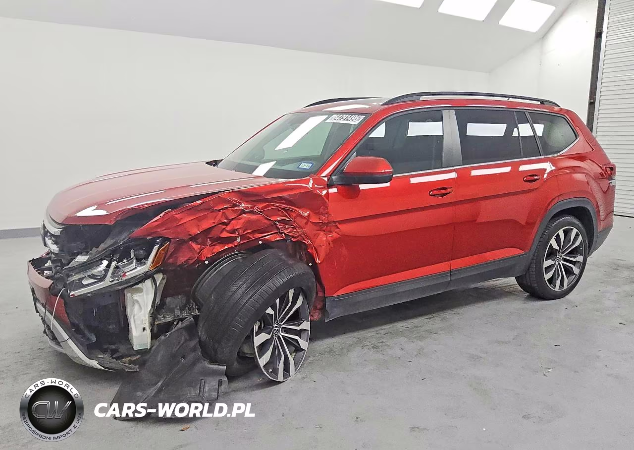 2022 Volkswagen Atlas Se VIN:1V2KR2CA9NC560859 - 1