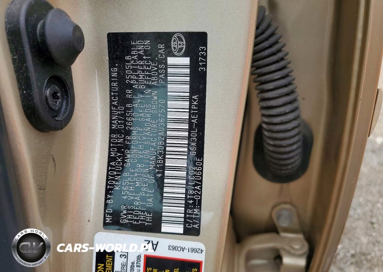 2010 Toyota Avalon Limited VIN:4T1BK3DB2AU367570 - 13