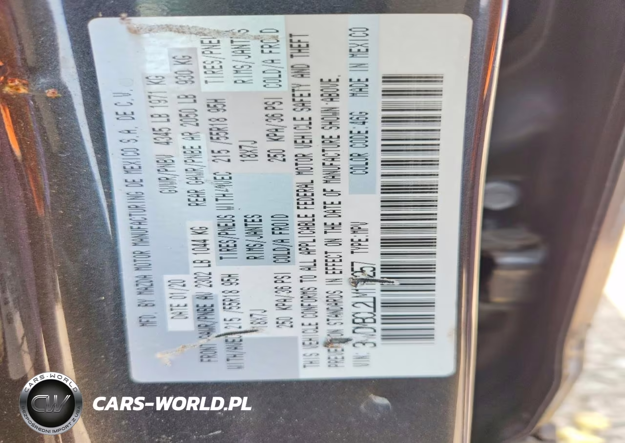 2020 Mazda Cx-30 Select VIN:3MVDMBCL2LM116257 - 13