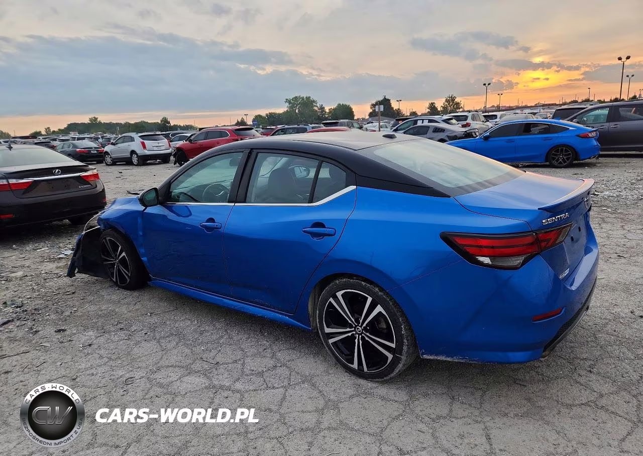 2021 Nissan Sentra Sr VIN:3N1AB8DV1MY309056 - 2