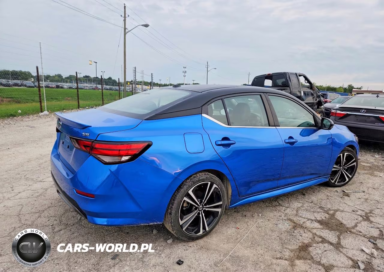 2021 Nissan Sentra Sr VIN:3N1AB8DV1MY309056 - 3